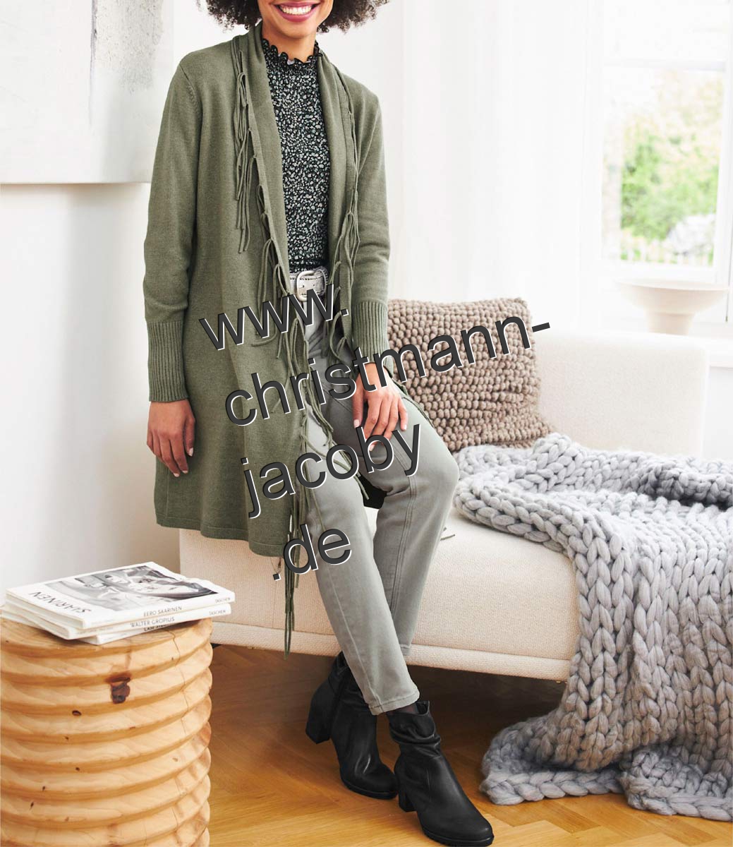 5-Pockets-Stretchhose m.Ziersteinchen, schlamm